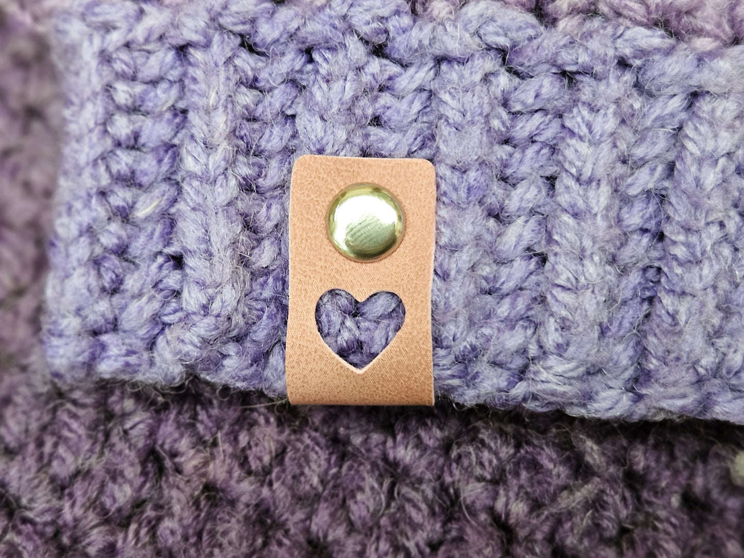 Heart Tags With No-Sew Poppers