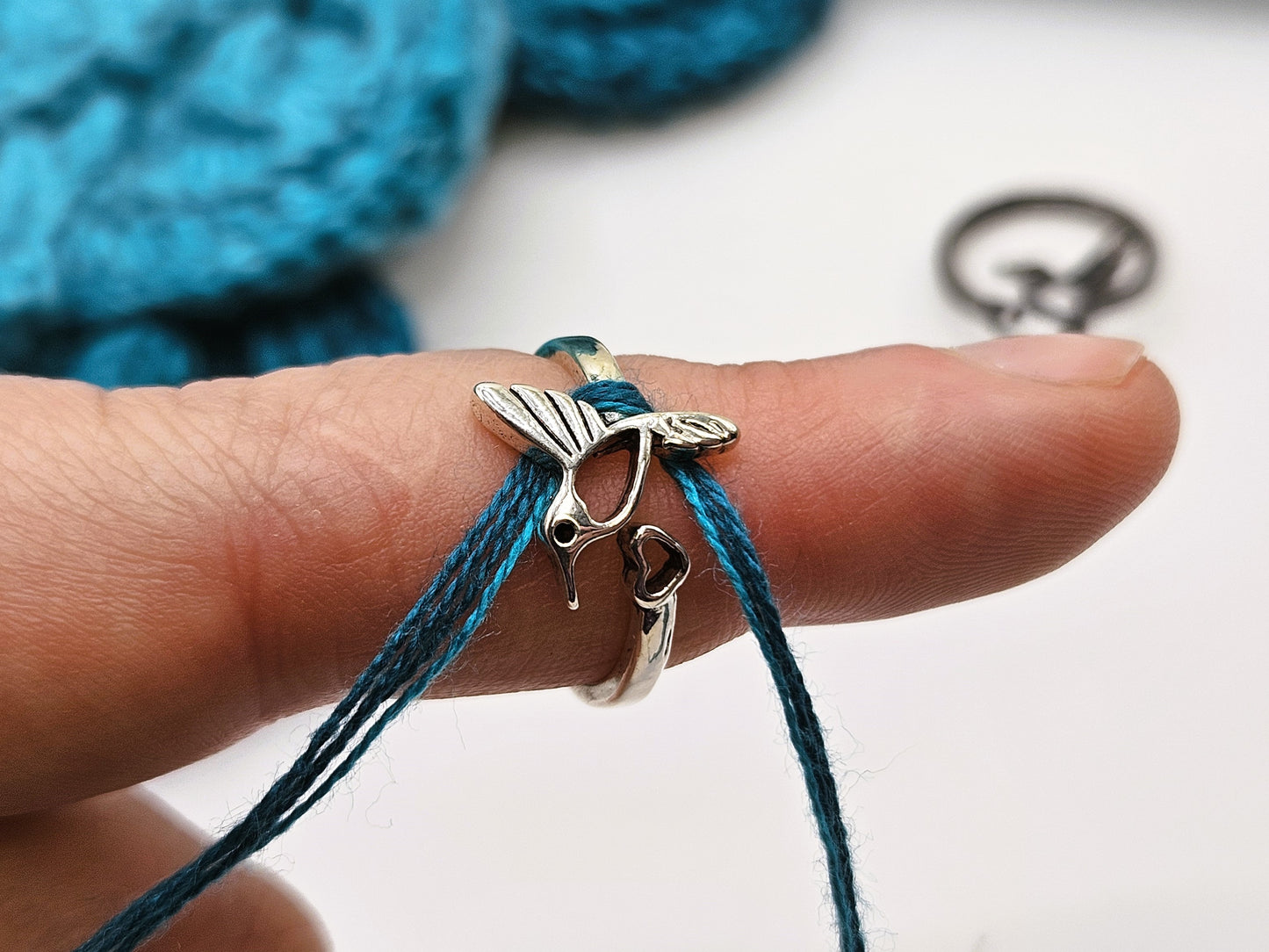 Hummingbird Crochet Tension Rings