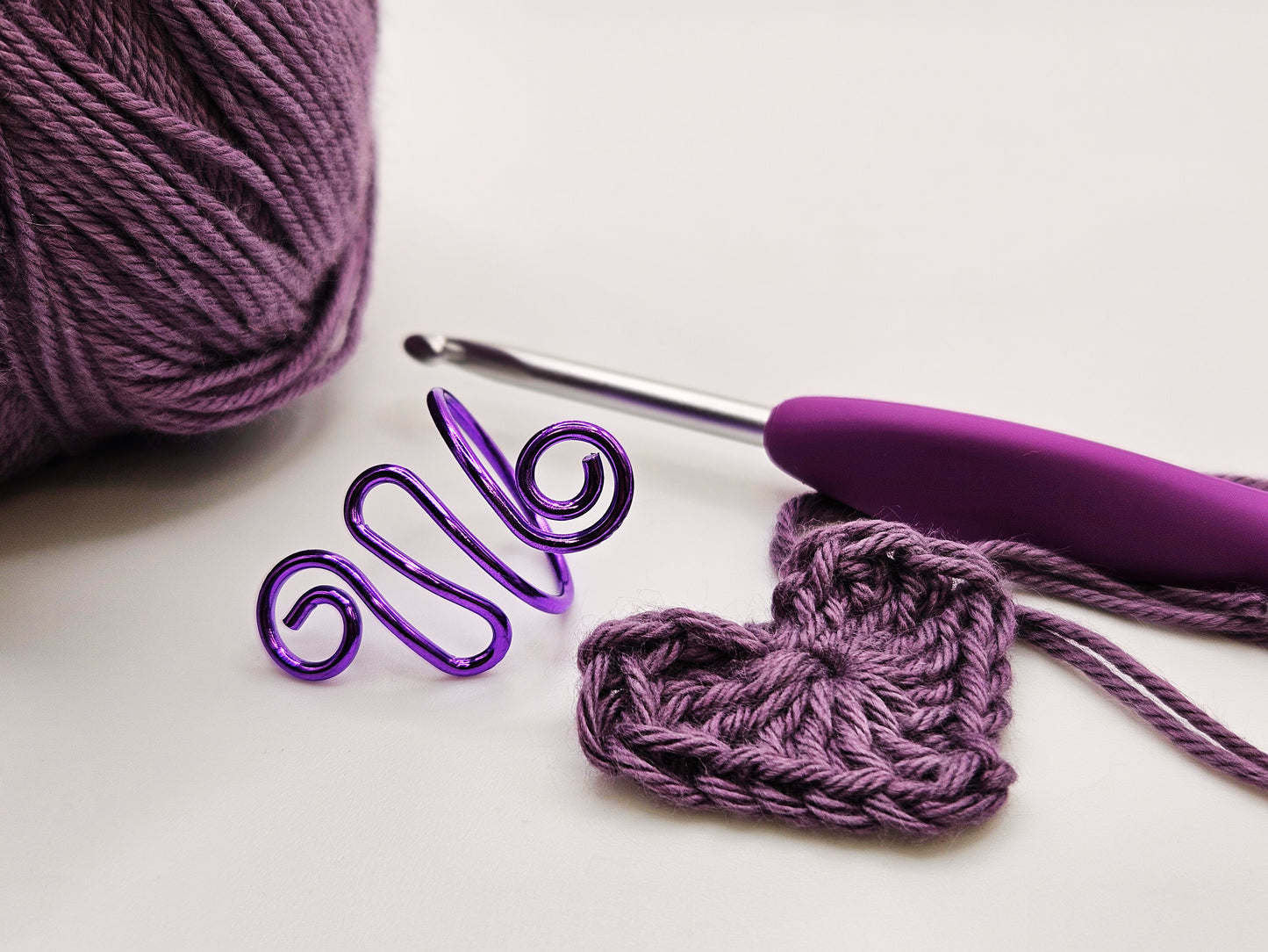 Spiral Crochet Tension Rings