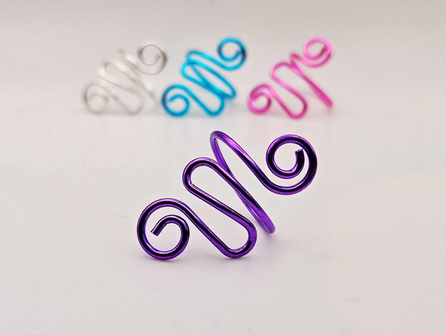 Spiral Crochet Tension Rings