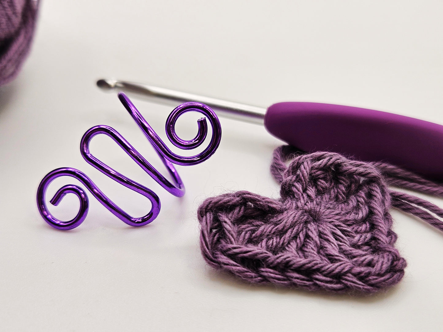 Spiral Crochet Tension Rings