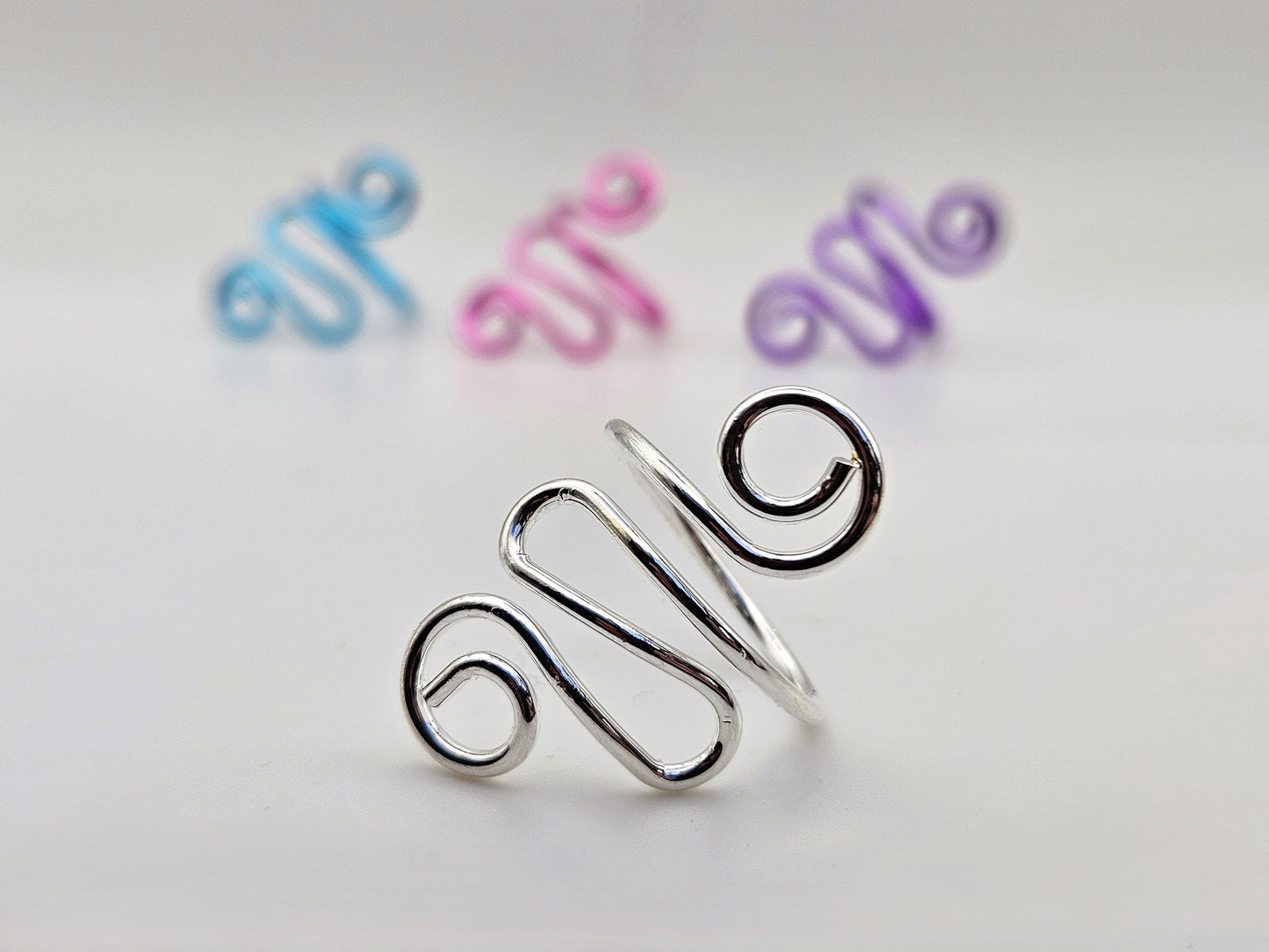 Spiral Crochet Tension Rings