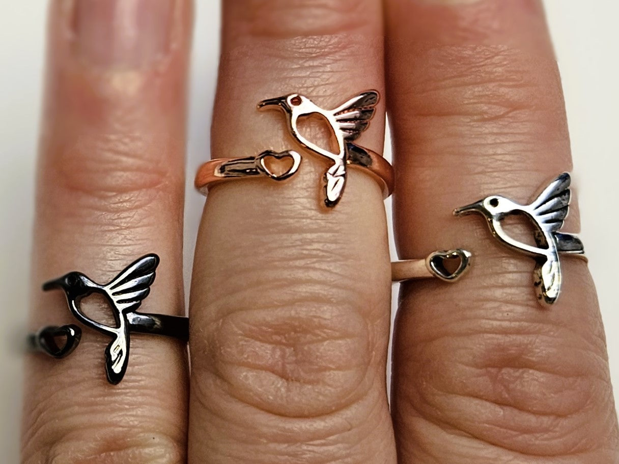 Hummingbird Crochet Tension Rings