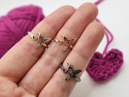 Hummingbird Crochet Tension Rings